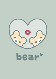 หมี ริมฝีปาก [ความหมองคล้ำสีเขียว]