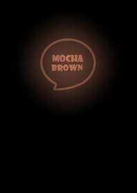 Love Mocha Brown Neon Theme