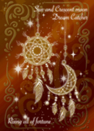 Lucky Dream Catcher Sun And Crescent Line Theme Line Store Lucky Dream Catcher Sun And Crescent Line Theme Line Store