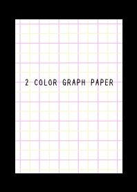 2 COLOR GRAPH PAPERj-PINK&YELLOW-BLACK