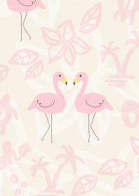 アロハフラミンゴ-ピンク-