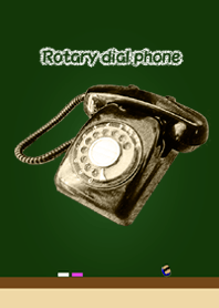 rotary dial phone.2(blackboard)