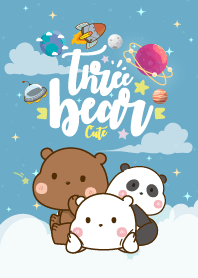Bear Pastel Galaxy Sea Blue