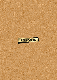 Cork board BLACK & GOLD Tab