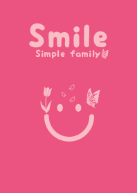 Smile & Tulip Carnation pink