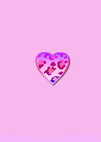 Simple camouflage heart 100012