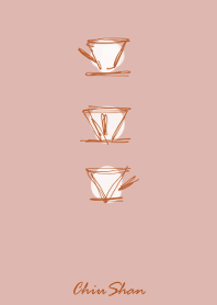 Cups simple lines : Light coral