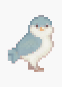 鳥のドット絵(ピクセルアート)のテーマ2