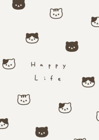 Neko Face /dark brown