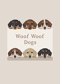 Woof Woof Dogs - Dachshund -
