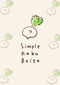 simple turnip beige.