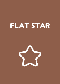 FLAT STAR / Cocoa Brown
