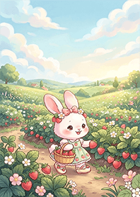 Sweet Strawberry Bunny Garden.