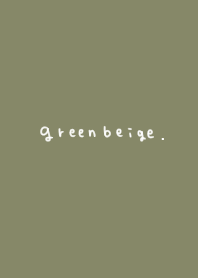 Simple green beige.