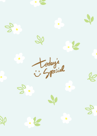 White floret Blue2 from Japan