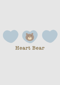 Heart Bear Theme -blue-