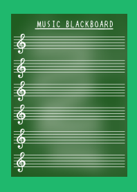 MUSIC BLACKBOARDj-GREEN-WHITE