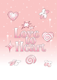 Y2K Love to Heart Pink