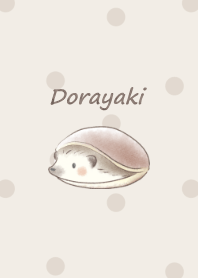 Hedgehog and Dorayaki -brown- dot
