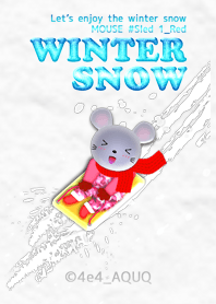 1 Red_MOUSE_WINTER SNOW_Ver.3
