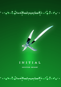 Initial "K"_DarkGreen