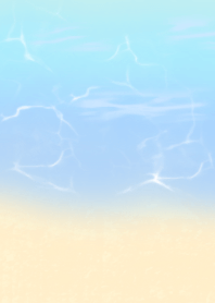 hot summer beach