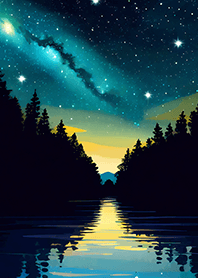 Calm night scene/201