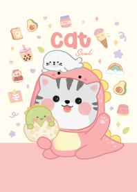 แมวไดโนน่ารักก