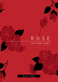ROSE PATTERN THEME -RED×RED-