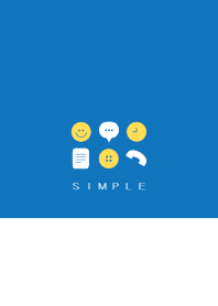 SIMPLE(white blue)V.240b #pop