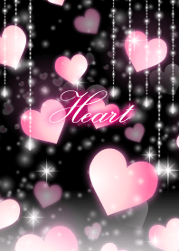 Heart--black&pink