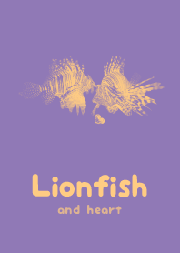 Lionfish & heart heliotrope