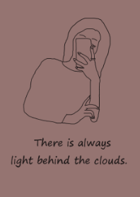 selfie girl =brown black=