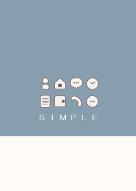 SIMPLE(beige blue)V.409b