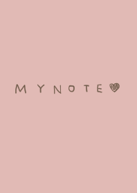 Pink beige my note