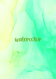 Pastel watercolor-GREEN 52