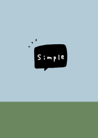 Blue beige and green.