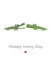 I love the crocodile-simple