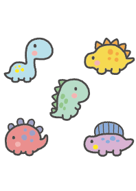 Cute dinosaurss