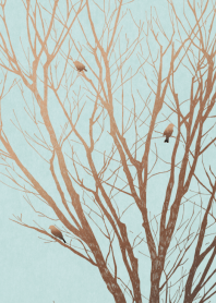 木と小鳥