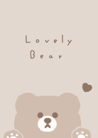หมีน่ารัก / brown