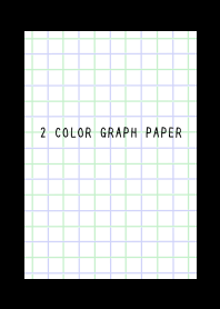 2 COLOR GRAPH PAPER/GREEN&PURPLE/BLACK