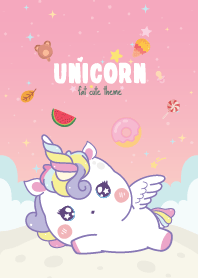 Unicorns Kawaii Pink