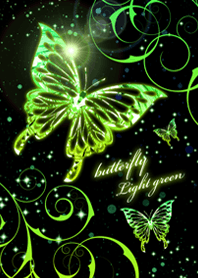 butterfly Light green