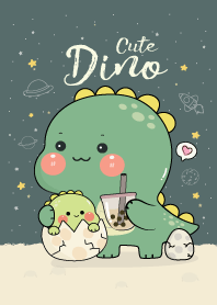Dino Space : Mid Night Green