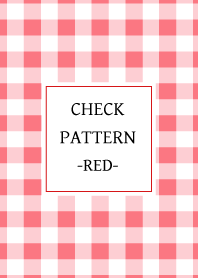 CHECK PATTERN -RED-.