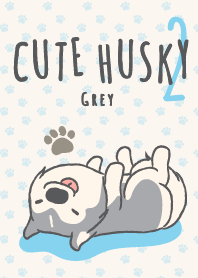 Cute Husky (Grey-JP) V.2