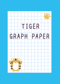 TIGER GRAPH PAPER/BLUE/GREEN