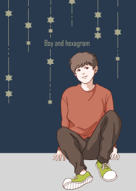 boy and hexagram