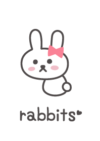 Rabbits.White.Ribbon
